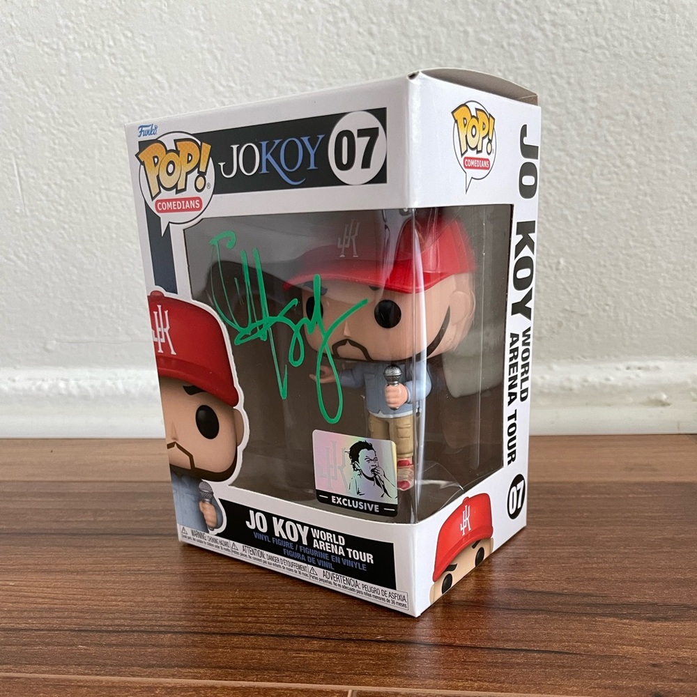 Signed Jo Koy funko pop world arena tour 07